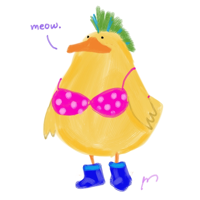 Project 365 Draw The Line Rubber Ducky