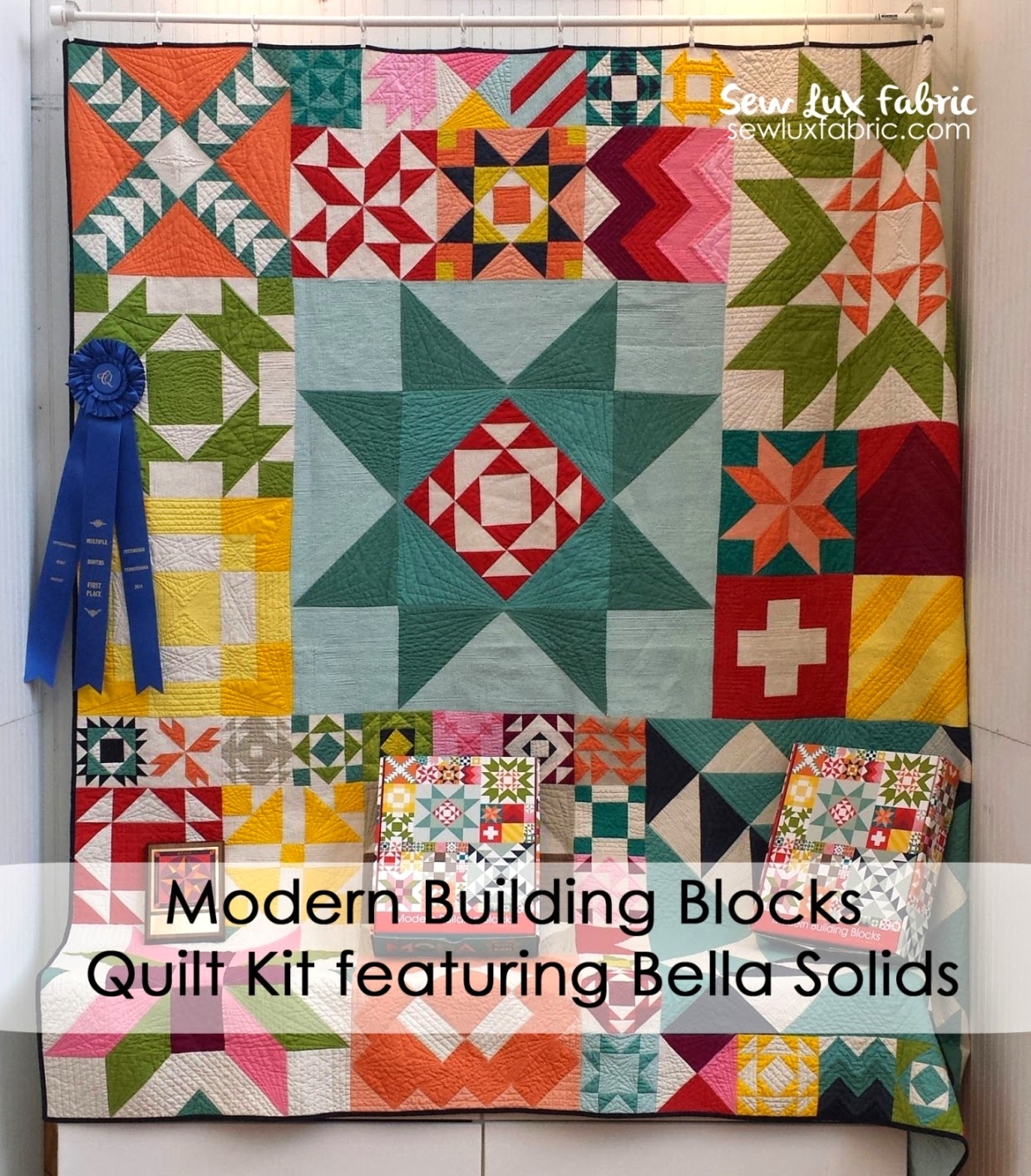 Sew Lux Fabric Blog Modern Building Blocks Quilt Kit Reservations