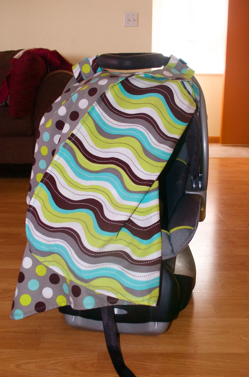 A Little Time, A Little Miracle Car Seat Canopy Tutorial for Sewing