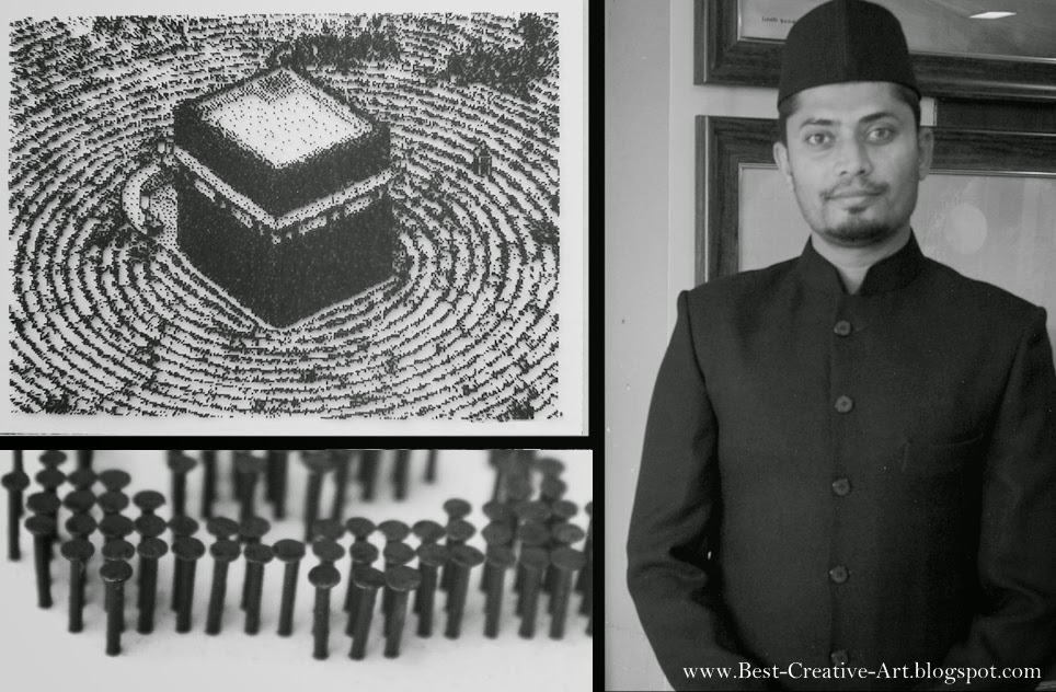 World Famous Muslim Artist Mh Wajid Khan of Indore MP India Asia