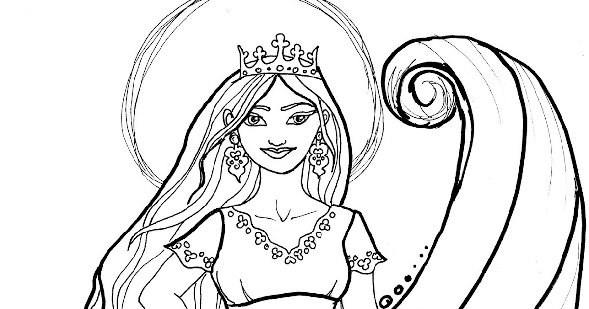 (free!) Original Coloring Pages: Queen