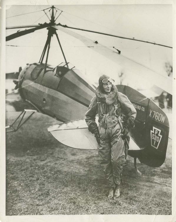 las amapolas Amelia Earhart la aviadora