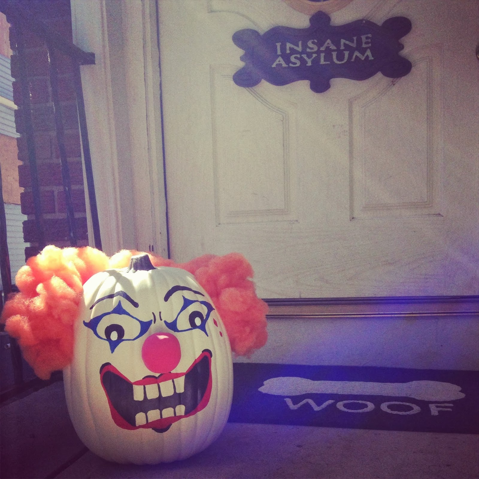The Crafty Mom Painted Pumpkin Clown