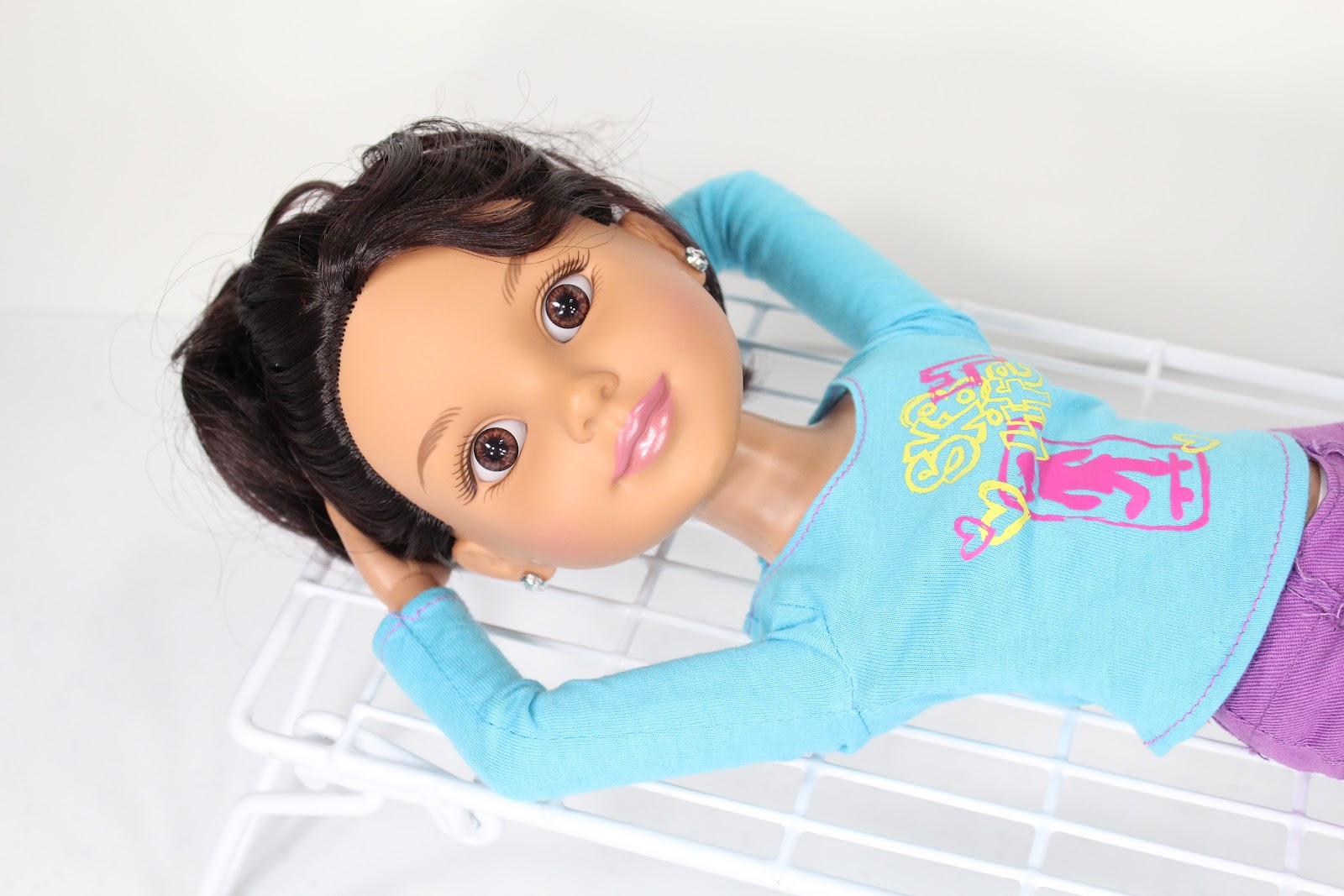 My Froggy Stuff Another 18 inch Doll Bed on a Budget