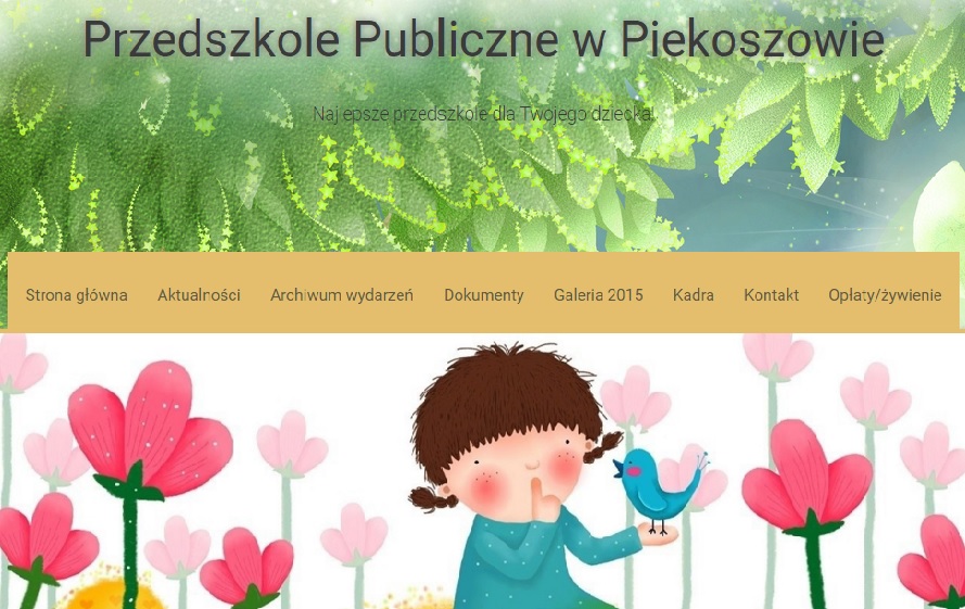 Website of Kindergarten