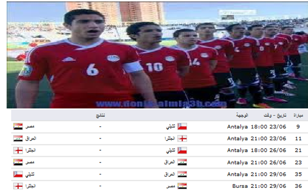 جدول مواعيد مباريات المنتخب المصري للشباب تحت 20 عام فى بطولة كأس العالم بتركيا2013 والقنوات الناقلة %D9%85%D9%86%D8%AA%D8%AE%D8%A8+%D9%85%D8%B5%D8%B1