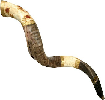 "SHOFAR" CUERNO DE CABRA O CARNERO