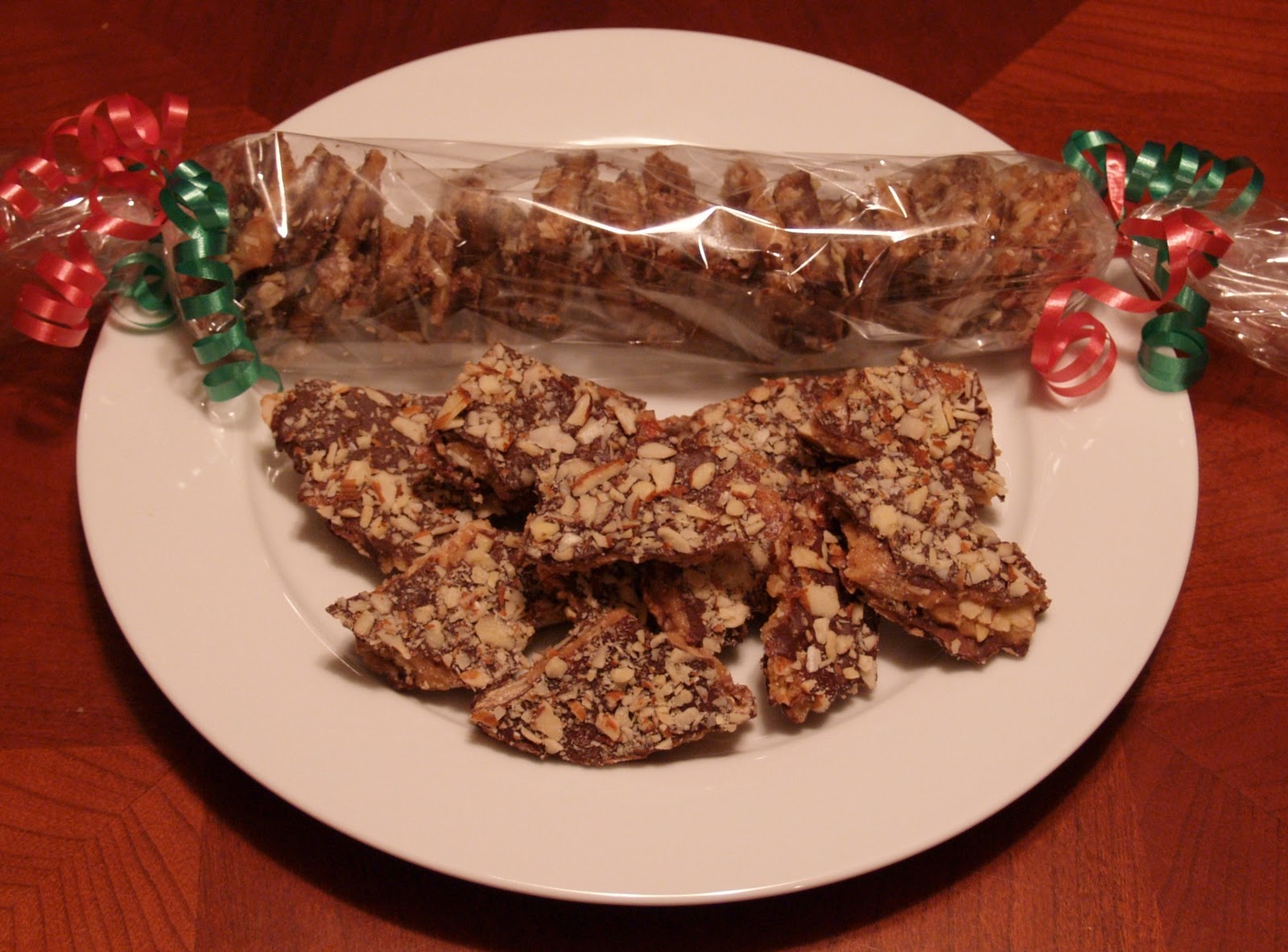 Fictelicious ChocolateCovered Almond Toffee