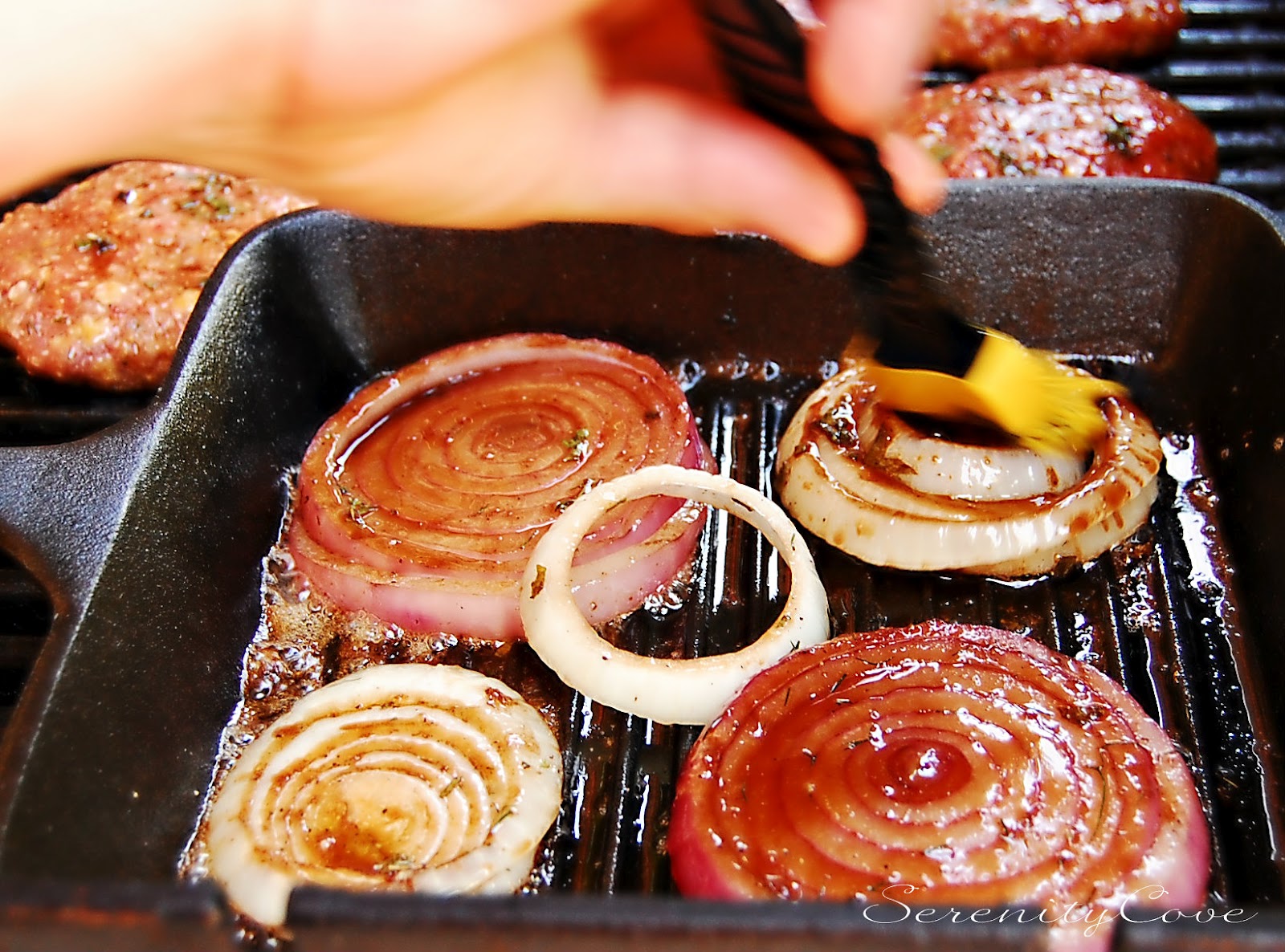 Serenity Cove Grilled Herb Burgers