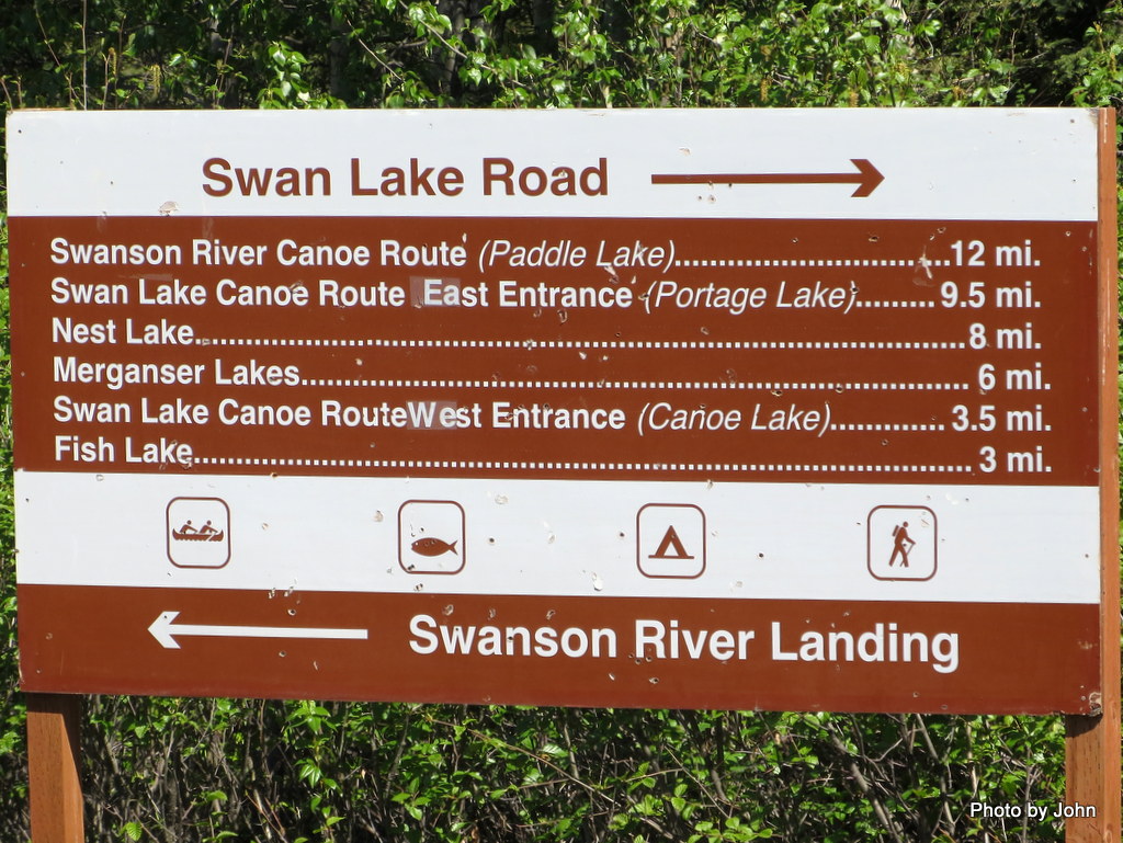 Just Finding Our Way Swan Lake Canoe Route