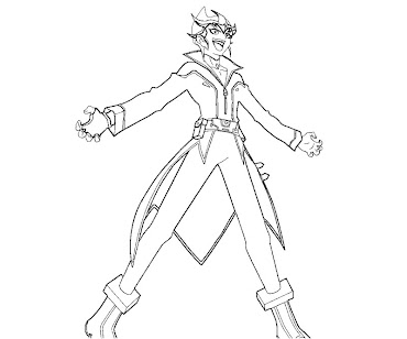 #9 Kaito Tenjo Coloring Page