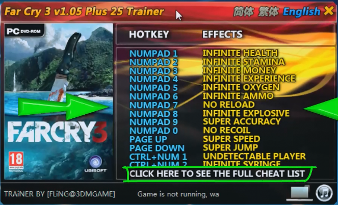 far cry 3 trainer fling far cry 3 trainer fling