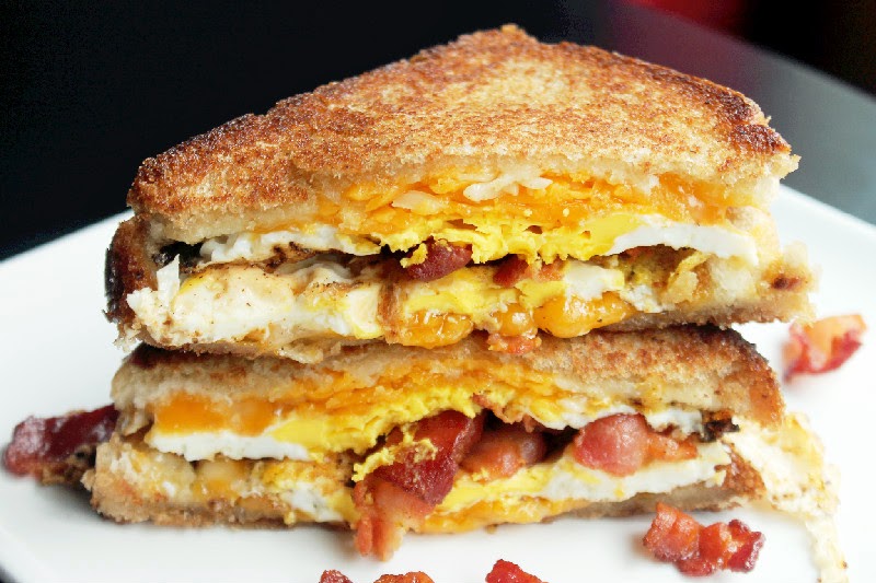 Creole Contessa: Bacon, Egg, and Cheese Grilled Cheese Sandwich