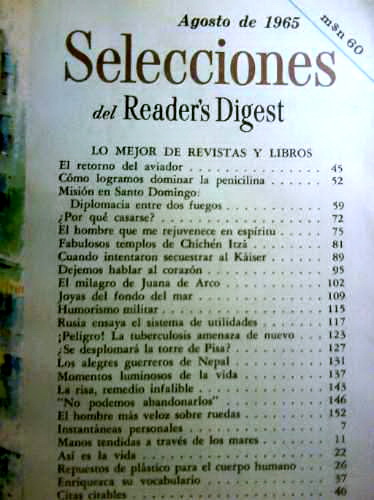 Selecciones Del Reader`S Digest [1955-1956]