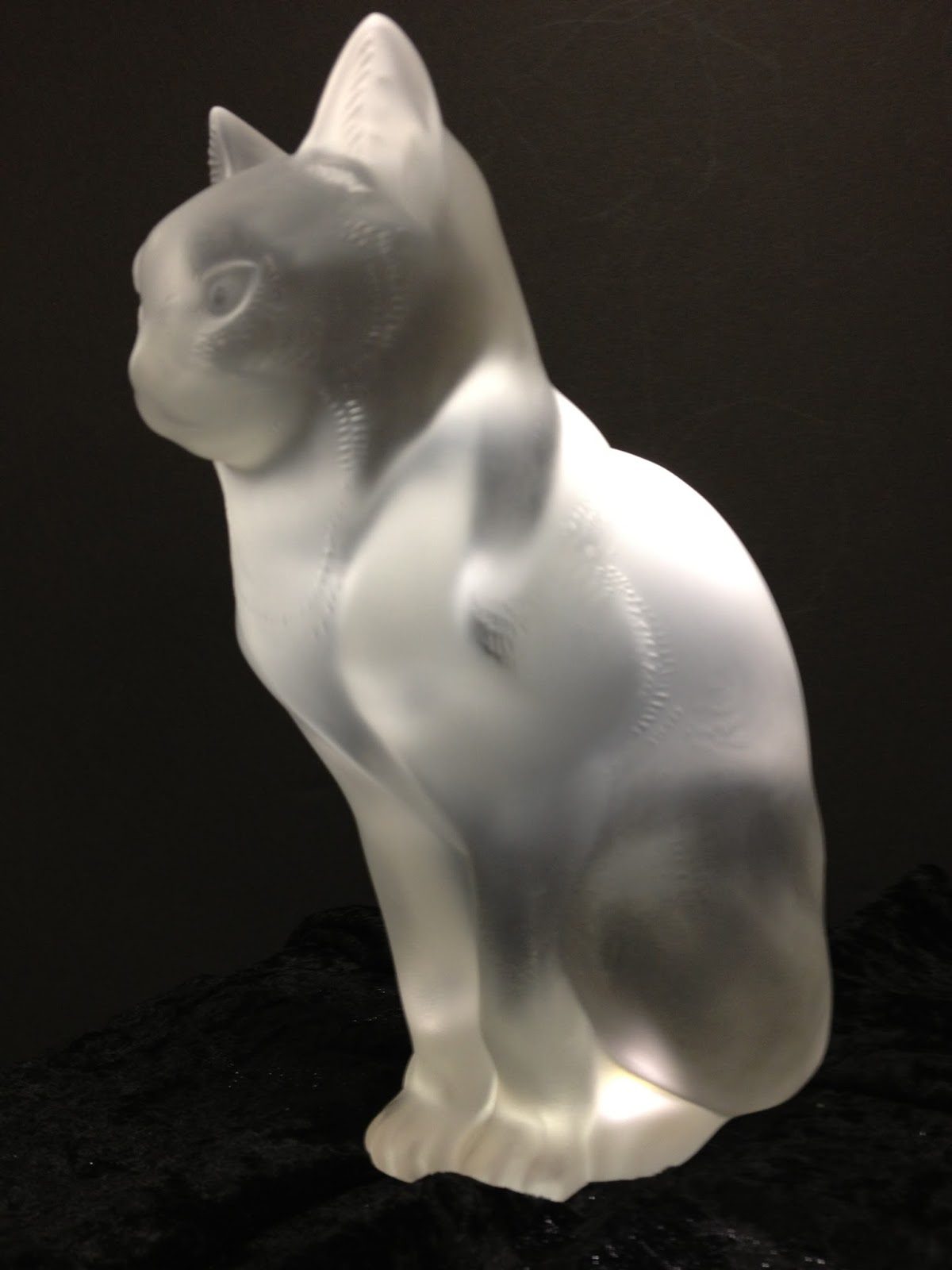 Antiques, Art, and Collectibles Lalique Crystal Cats