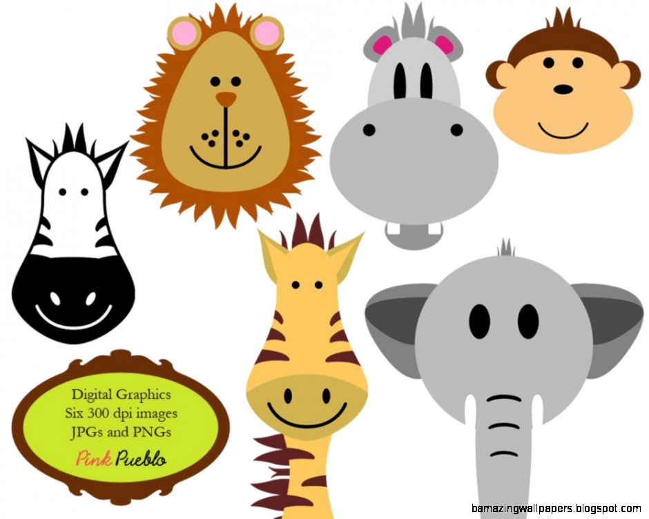 Baby Safari Animals Clipart Baby Safari Animals Clipart
