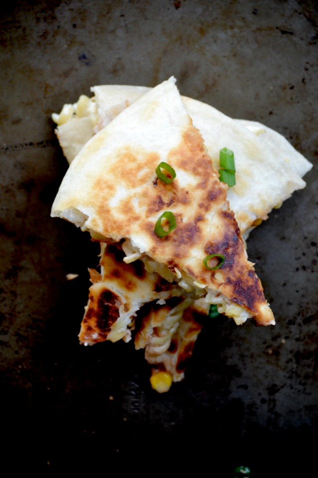 Bakeaholic Mama Macaroni and Cheese Quesadillas