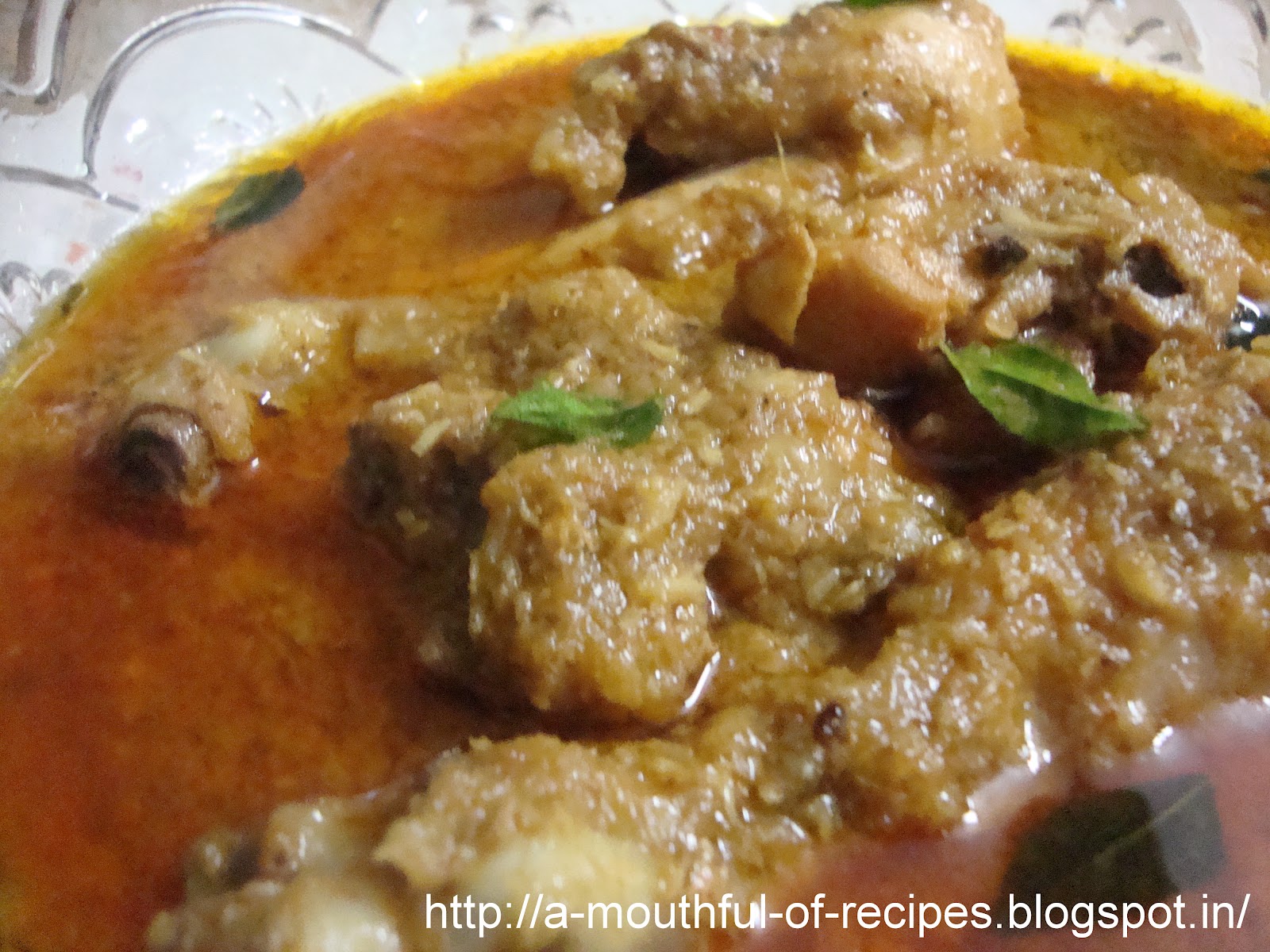 A Mouthful Of Recipes Hyderabadi Chicken Curry