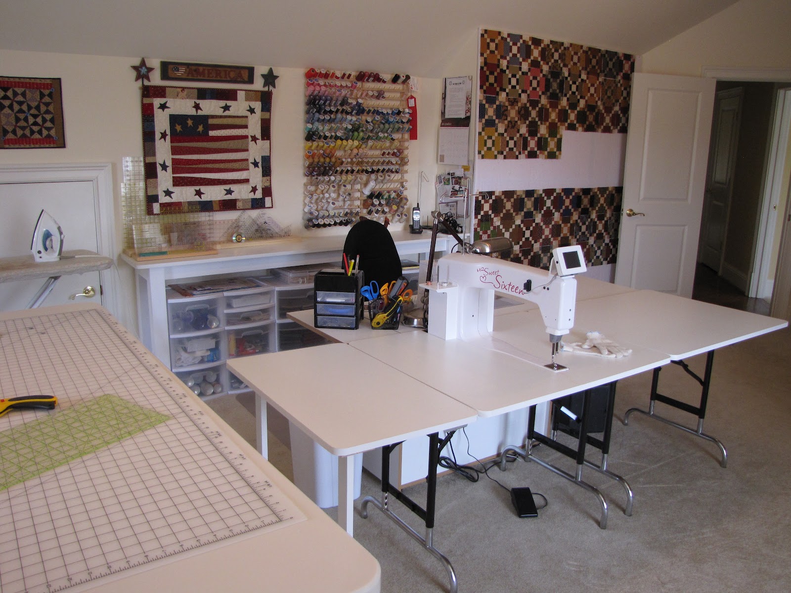 Grammy Quilts My Quilt Room!