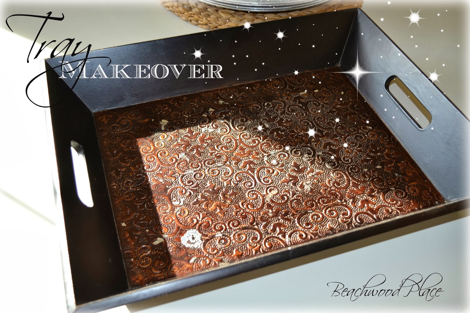 Beachwood Place: Chalk Painted Tray