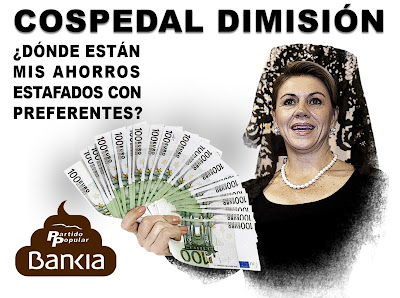Dolores de Cospedal , dimisión ya, por delincuente