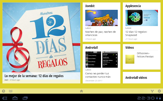 Sigue a Andro4all en el Google Currents de Difoosion