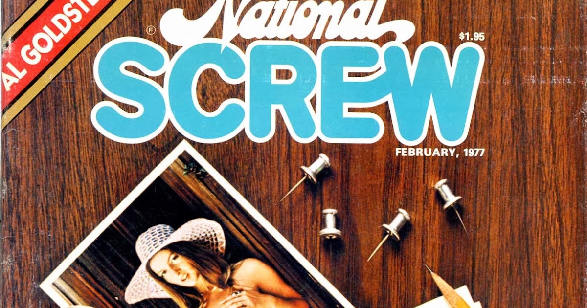 SCREW Magazine Cover Art NATIONAL SCREW Vol.1, No.3, with a four page