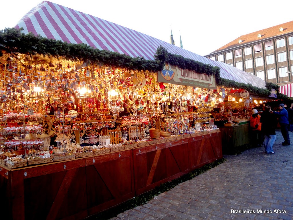 Mercado de Natal em Nuremberg, Alemanha
