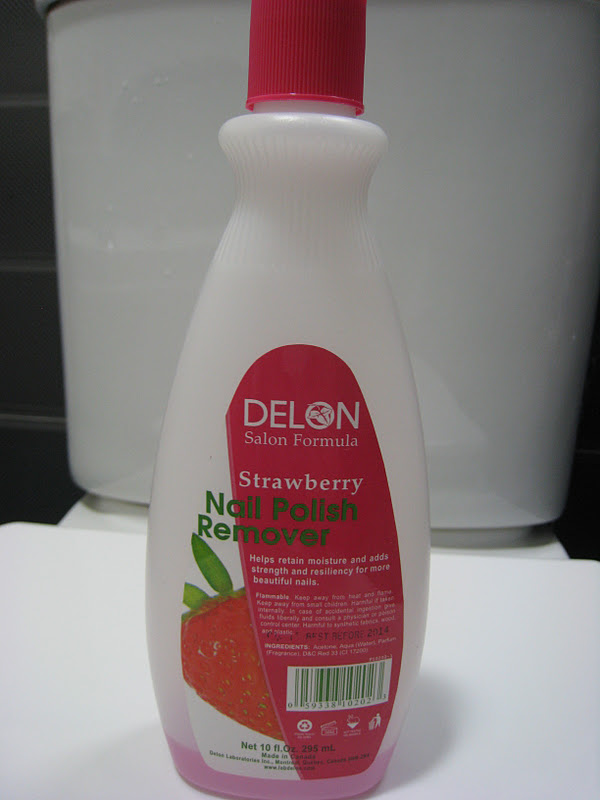 Beauty Blog Delon Strawberry Nail Polish Remover
