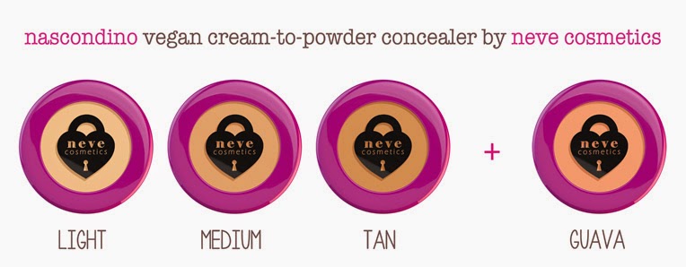 NEVE COSMETICS - Nascondino Vegan  cream - to - powder Concealer dupe erase paste benefit correttore crema