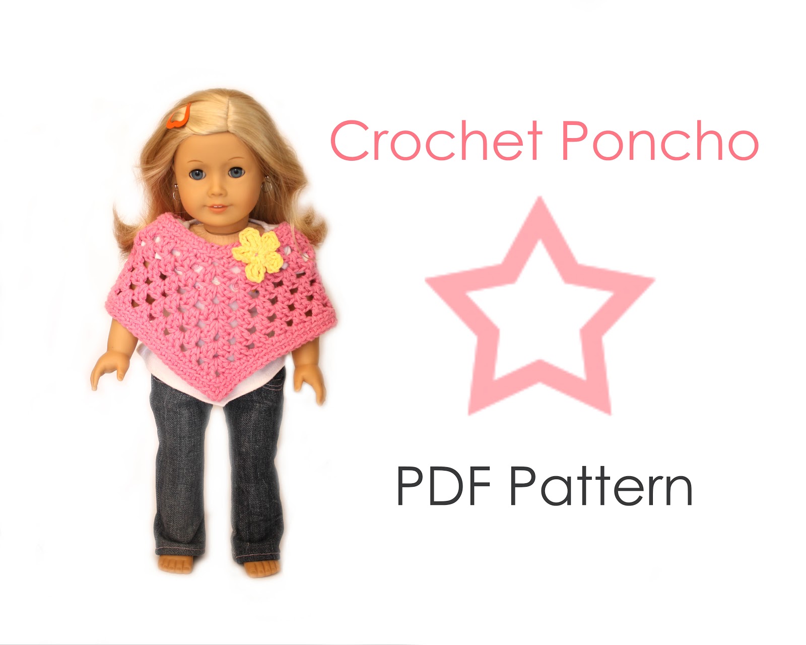 Doll Poncho Pattern