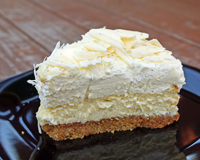 Just a Spoonful of White Chocolate Vanilla Bean Cheesecake