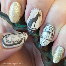Cleopatra nail art