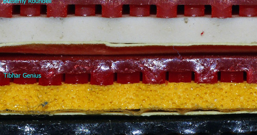 Table Tennis Bug Layers of Table Tennis rubbers