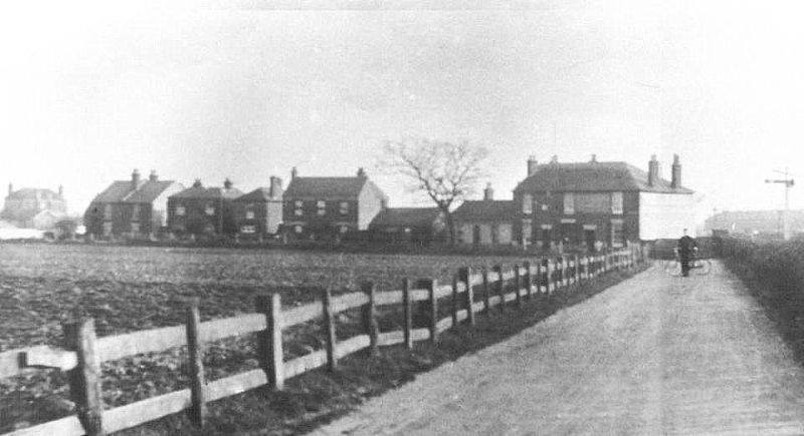 Rare picture of Station Road with Brockhurst Station in Background
