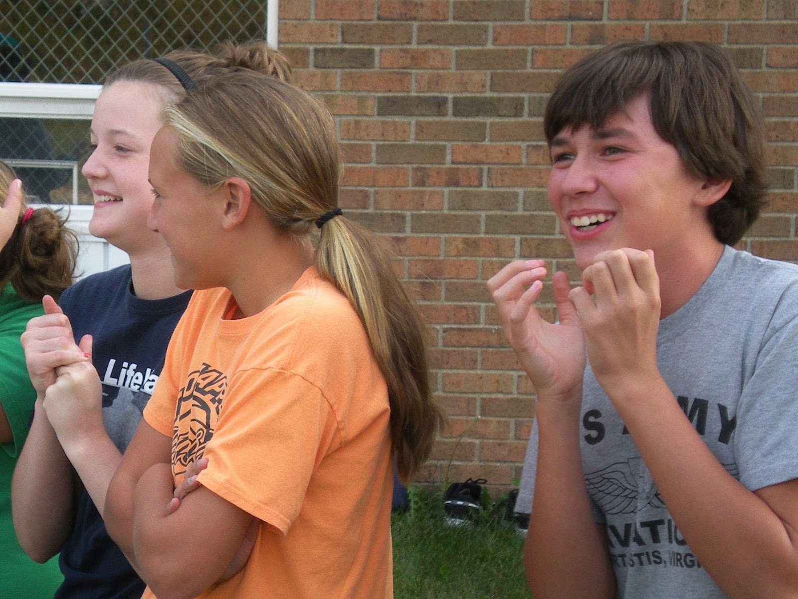 Peace Junior High Youth Group Gross Games Pictures