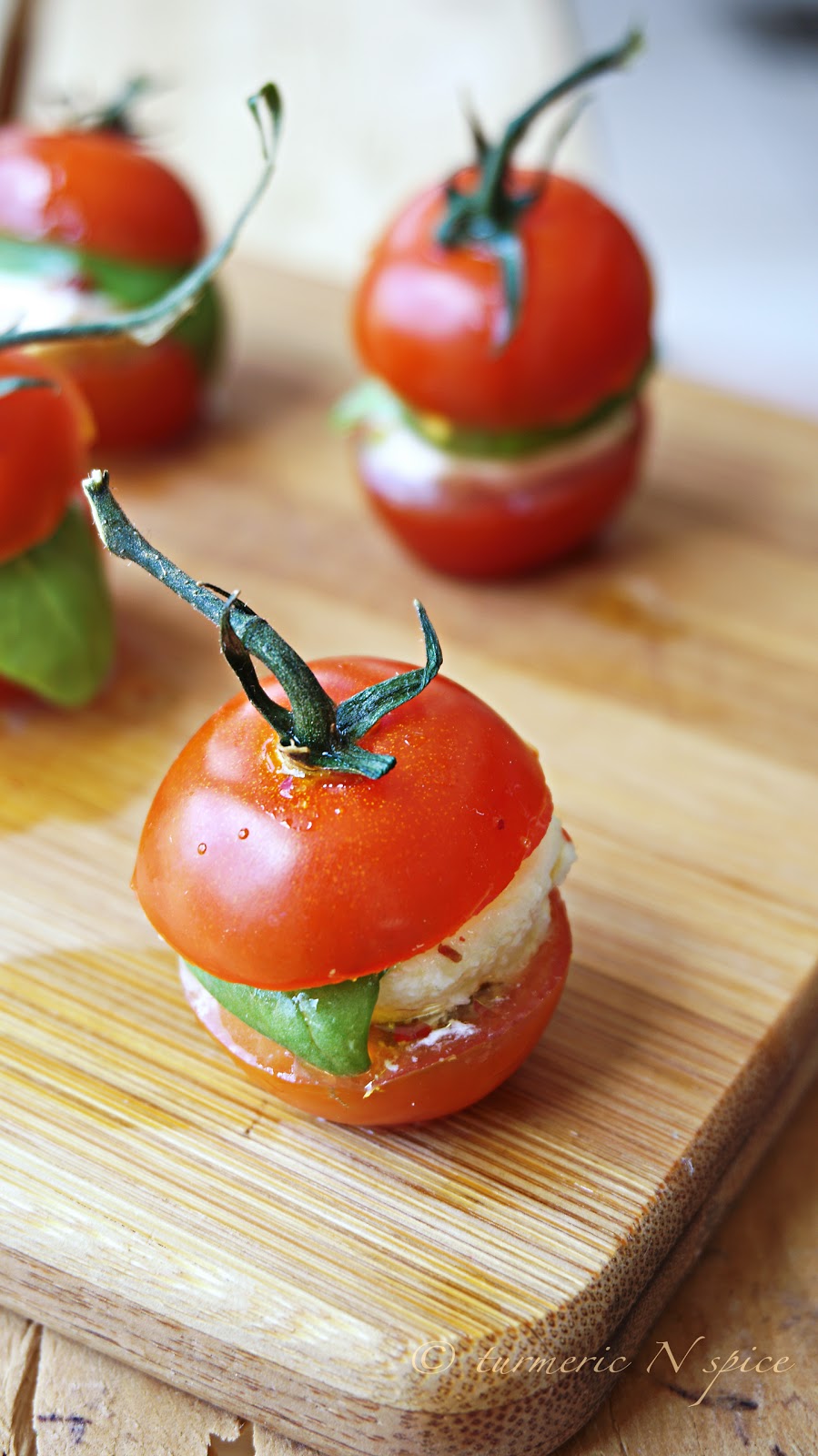 Turmeric n spice Tomato Fettuccine and Cherry Tomato Starters