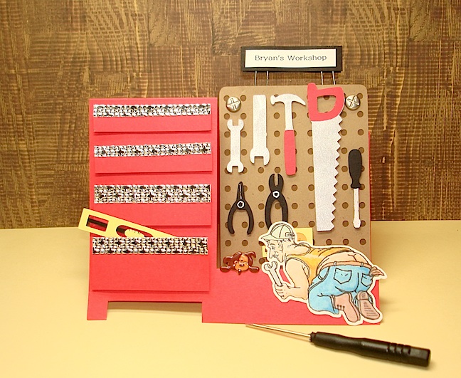 Creating in Carolina Tool Box Gift Card Holder