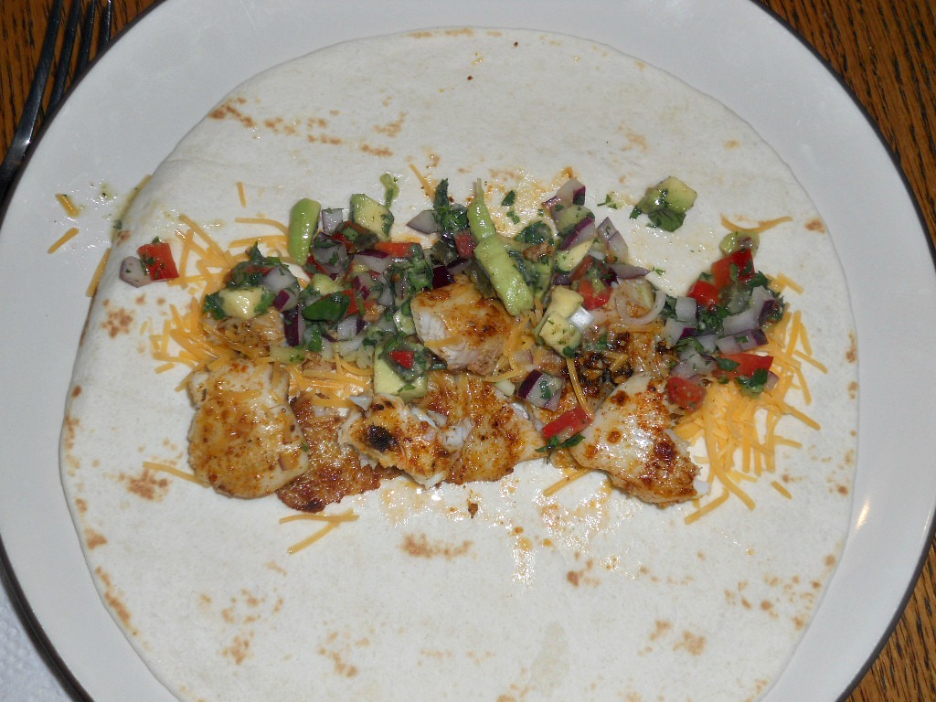 Cumin Spiced Fish Tacos with Avocado Salsa HezziD's Books and Cooks