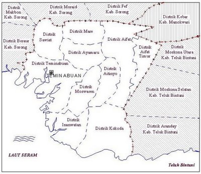 Daftar Nama Kecamatan Dan Desa Di Kabupaten Sorong Selatan Ardi La Madi S Blog