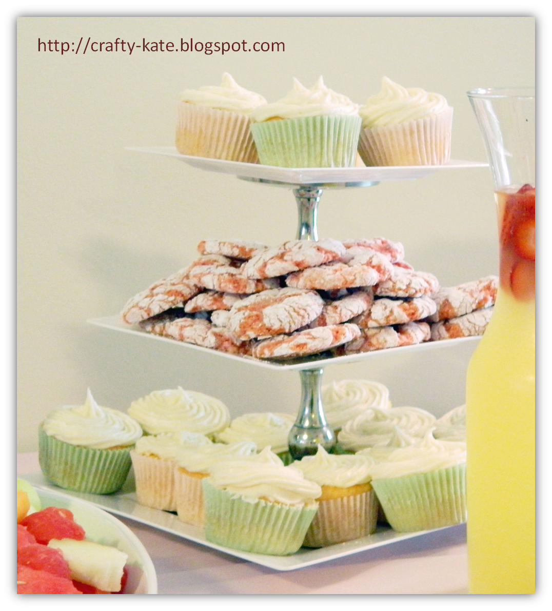 Crafty Kate Baptism Luncheon Decor