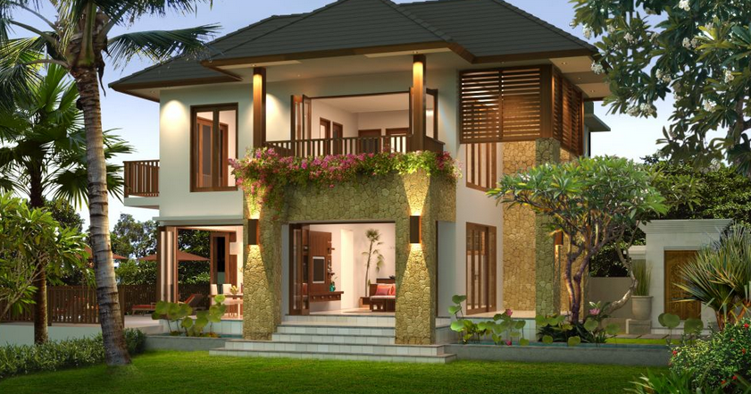 Contoh Desain Rumah Villa Minimalis Modern Terbaru