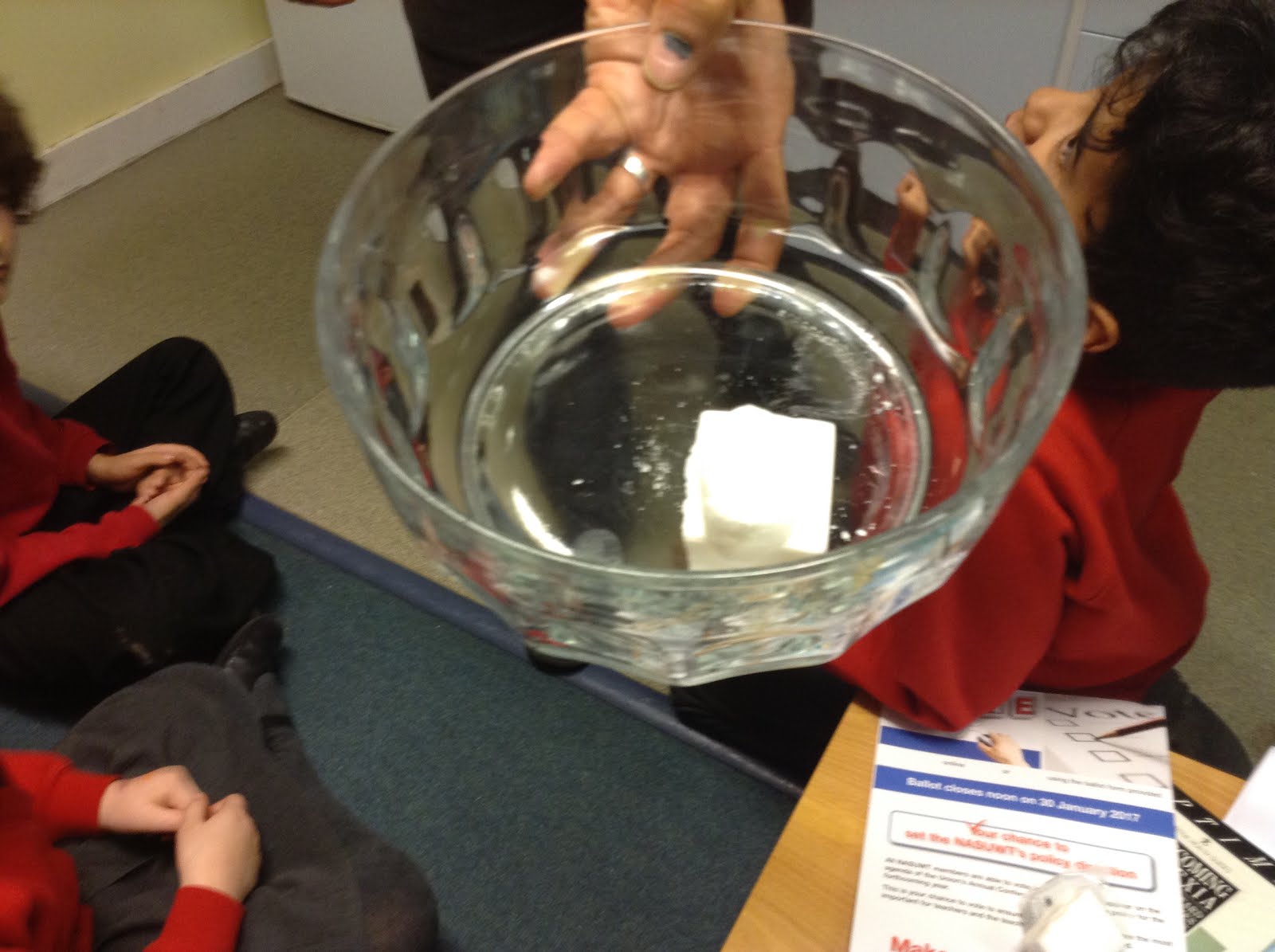 SPS Year 5: Science - foam experiments