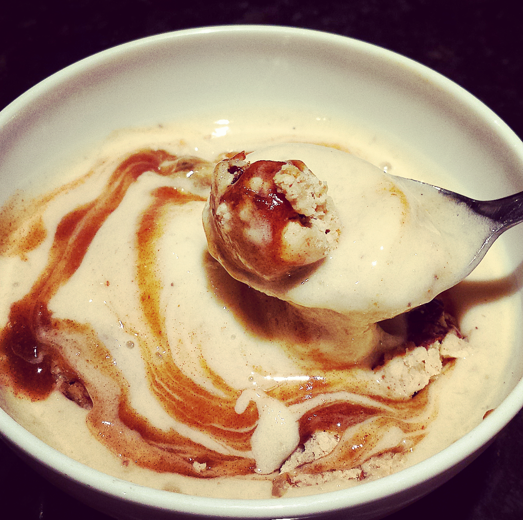 Chickpea Living Raw Vegan Cookie Dough n'ice' cream [ with a salted