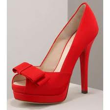 Red Bow Pumps