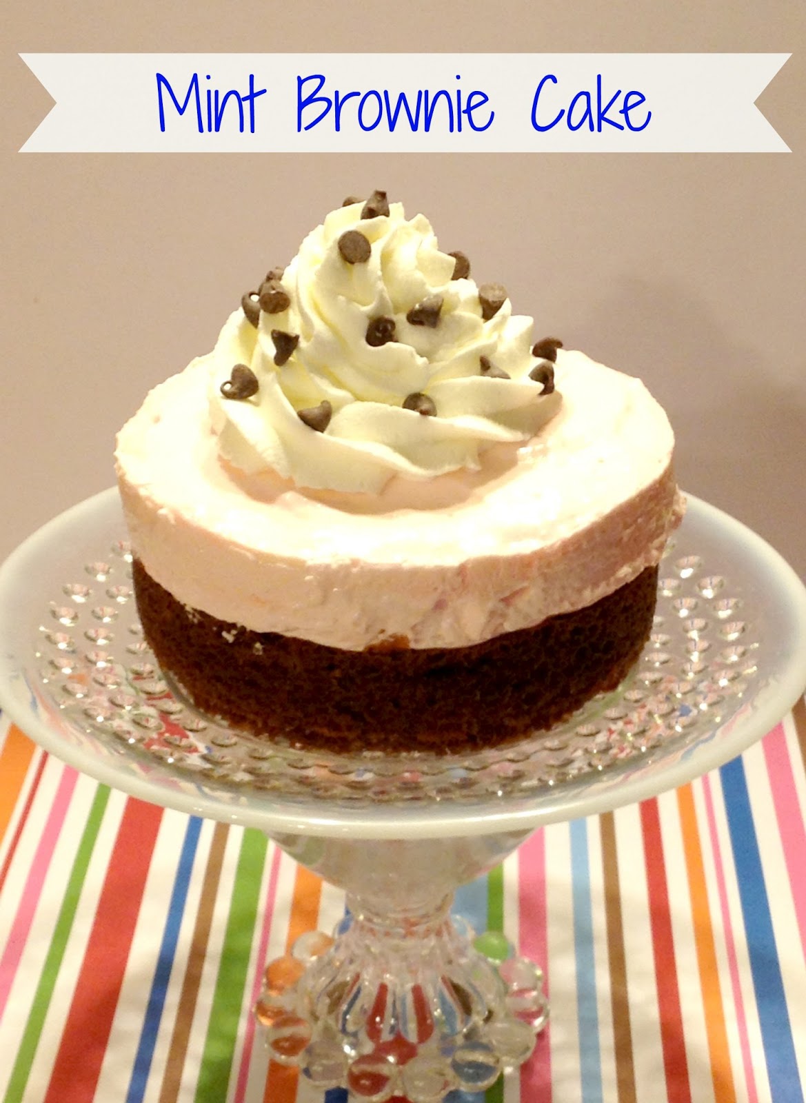 Crazy for Cookies and more Mint Brownie Cake