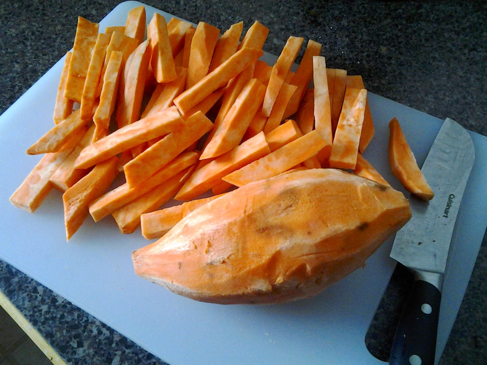 Winding Spiral Case First Snowfall & Yam Fries Recipe