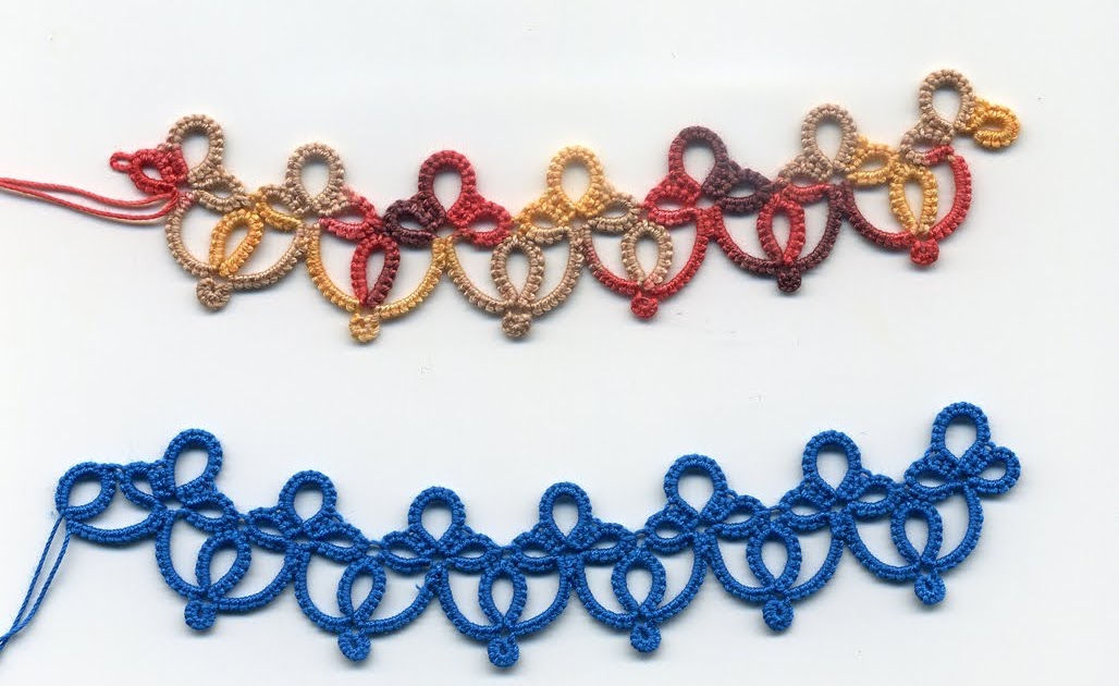 Ambitatterous Tatting Tea Tuesday Edging toward Spring