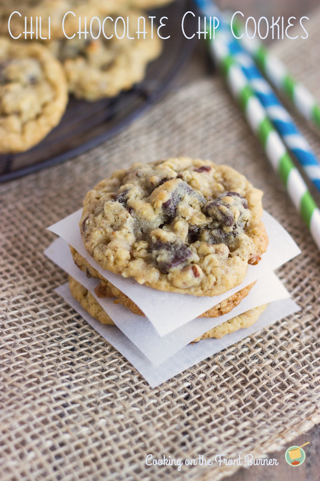 Chili Chocolate Chip Cookies Cooking on the Front Burner