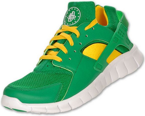 nike huarache free yellow